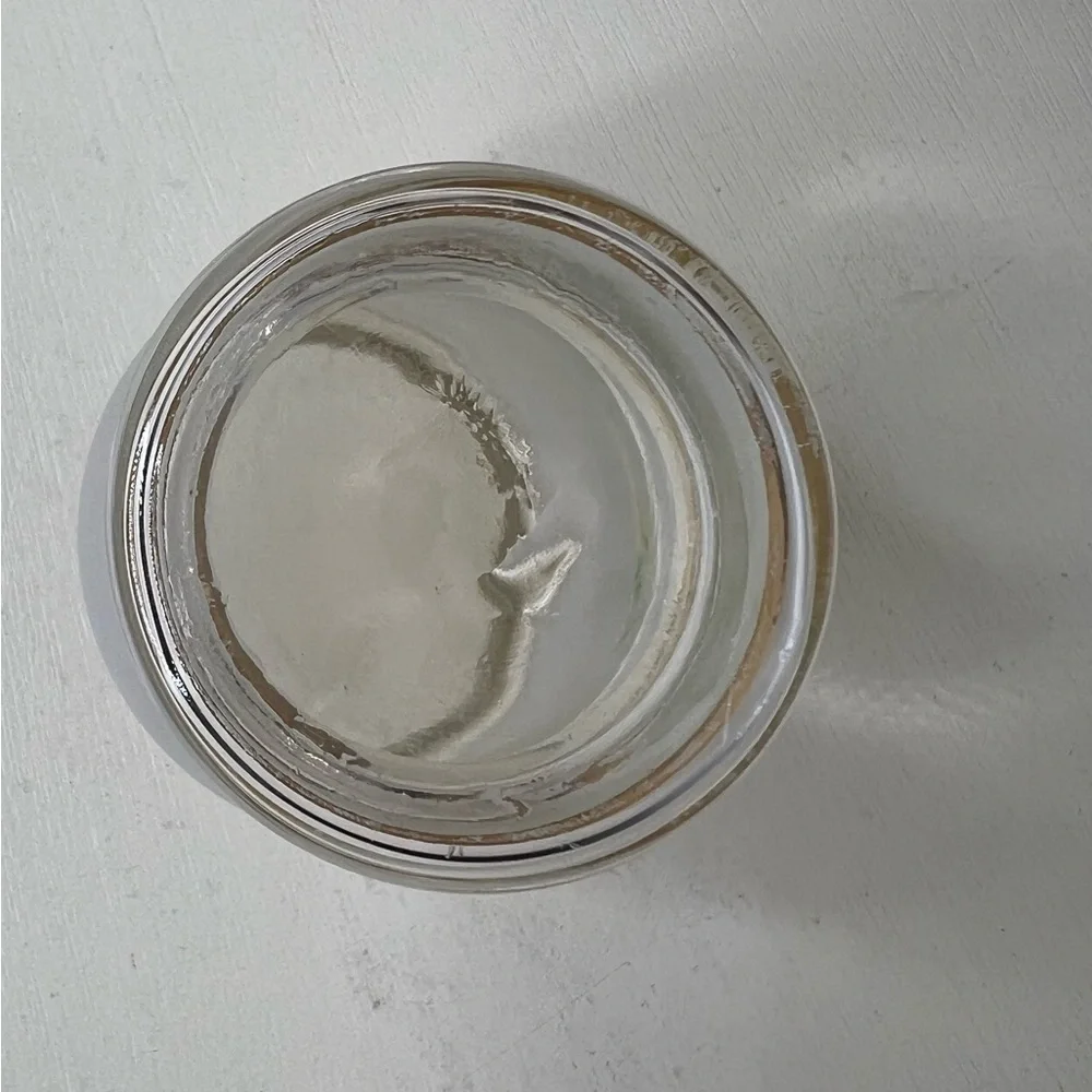 Vintage Bartlett Collins Clear & Frosted Glass Bud Vase